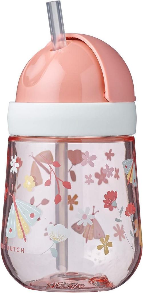 strohhalmbecher mio 300 ml - flowers & butterflies Produktbild 