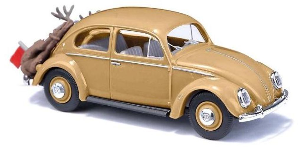 Busch PKW VW Käfer Ovalfenster mit Hirsch 52966