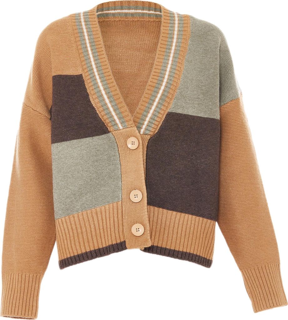 boline damen strickjacke - beige, M