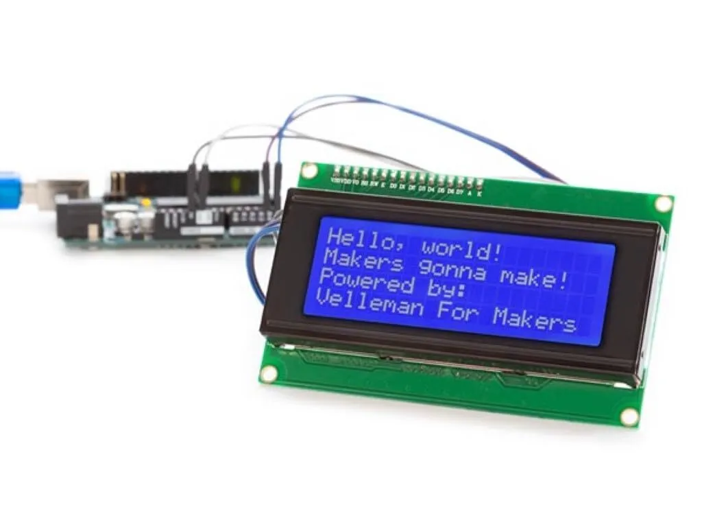 Modulo LCD Blu I2C 20X4 Economico e Potente - Miglior Prezzo Maker