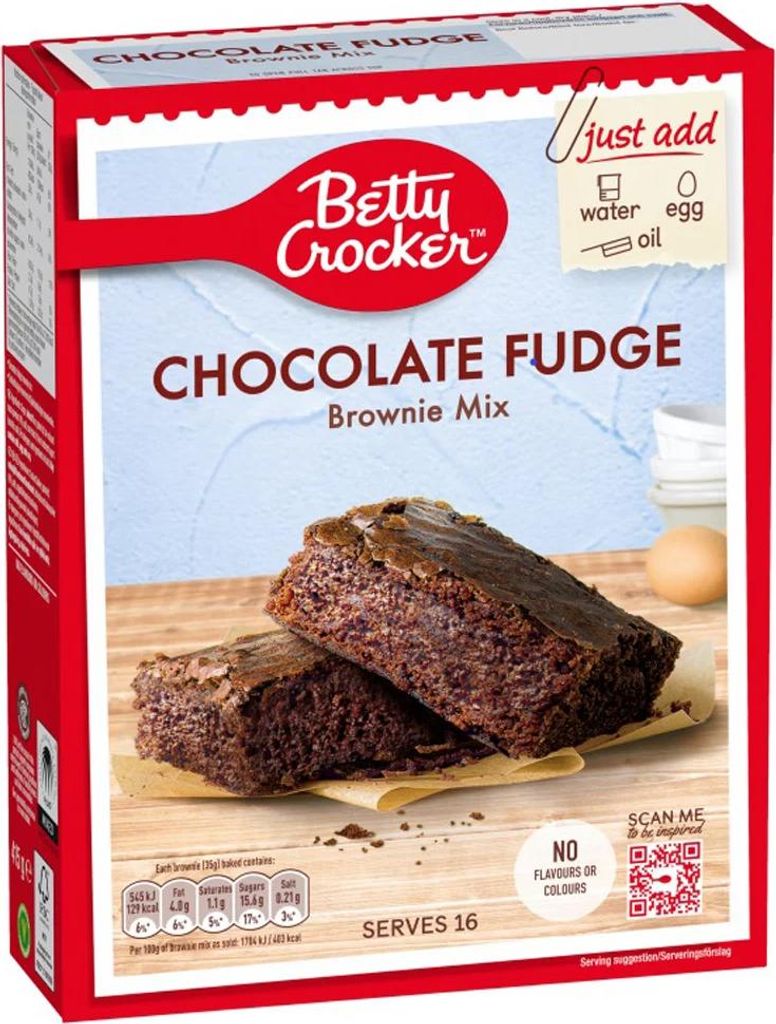 Betty Crocker Chocolate Fudge Brownie Mix 415g Produktbild 