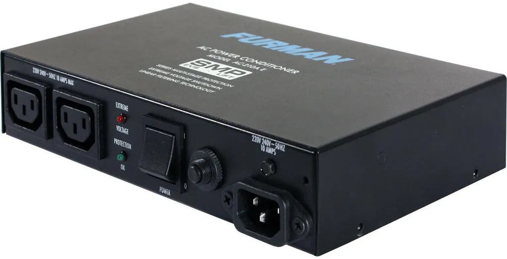 Furman AC-210A E Stabilisateur 10A avec Technologie LiFT et SMP Noir