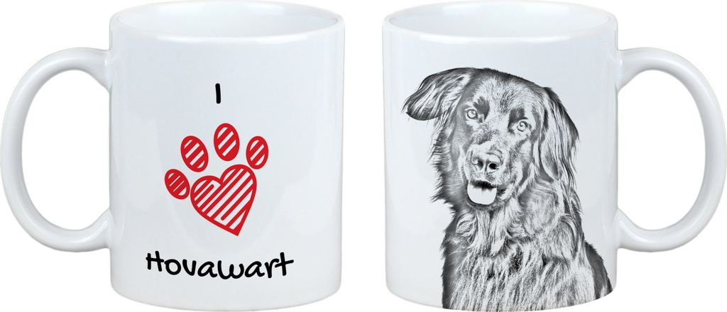 Hovawart - Tasse mit Hund, entzückende Tasse mit Grafik, Geschenk mit Ihrem Foto von der Marke Art-Dog