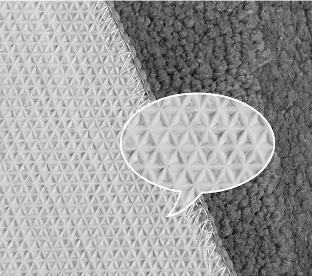 3-teiliges Badezimmer Teppich-Set, rutschfeste Microfaser, Produktbild 6