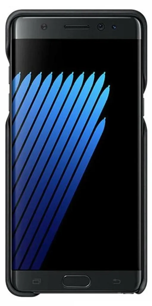 Stile e Protezione: Cover Pelle Nera Samsung Galaxy Note 7 5.7" - 3
