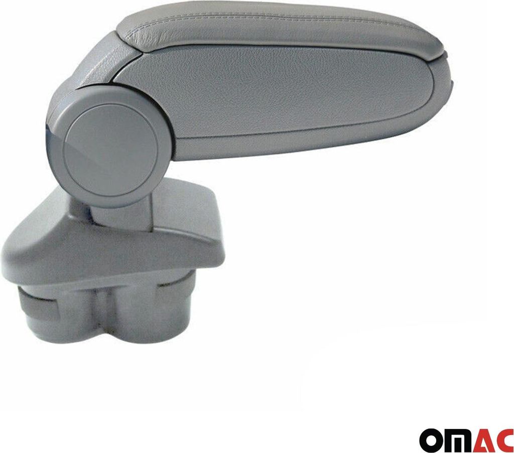 Mittelarmlehne Armlehne Mittelkonsole für Opel Corsa 2015-2019 Kunstleder ABS Grau