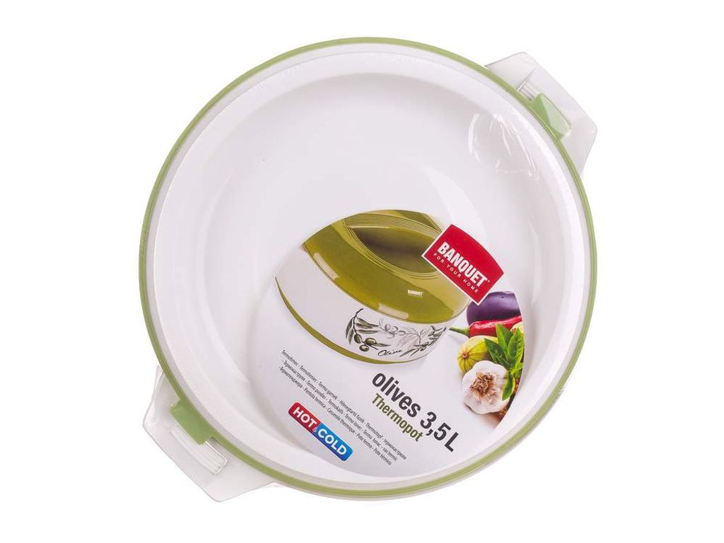 BANKETT Thermoskanne mit Deckel OLIVEN 3,5 l Produktbild 3
