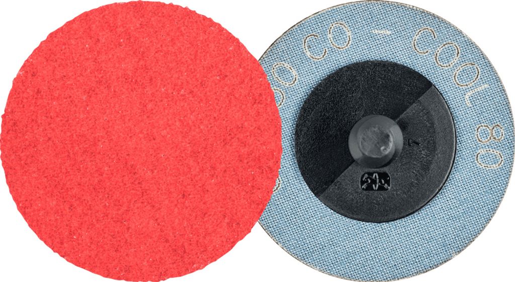 PFERD TOOLS COMBIDISC Keramikkorn Schleifblatt CDR Ø 50mm CO-COOL80 für Stahl und Edelstahl