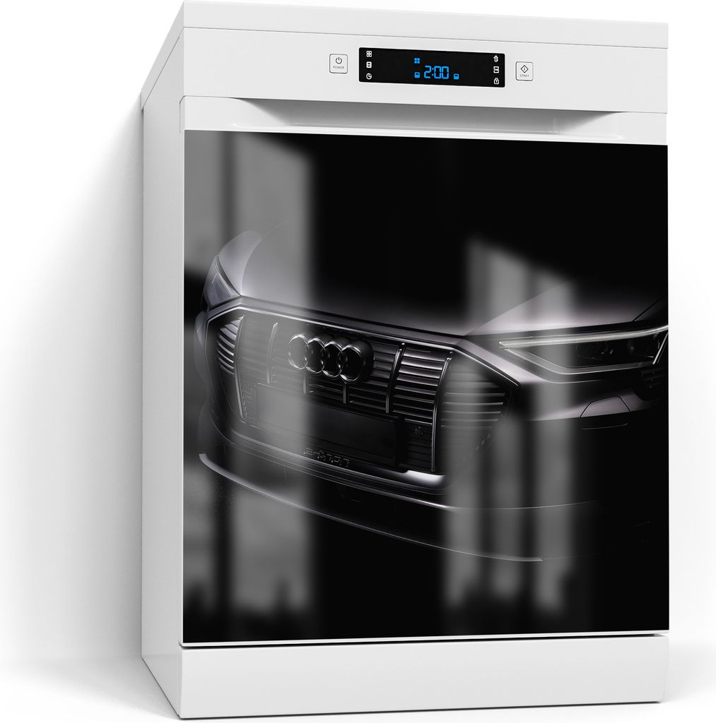 DEQORI Magnetmatte Spülmaschine Standard 60x60 cm 'Audi Frontalaufnahme' Magnetfolie