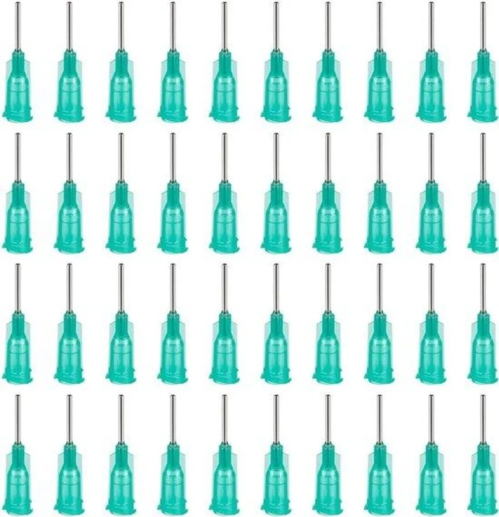 Aiguilles 14 gauge bleues 150 unités en acier inox raccord Luer sécurisé