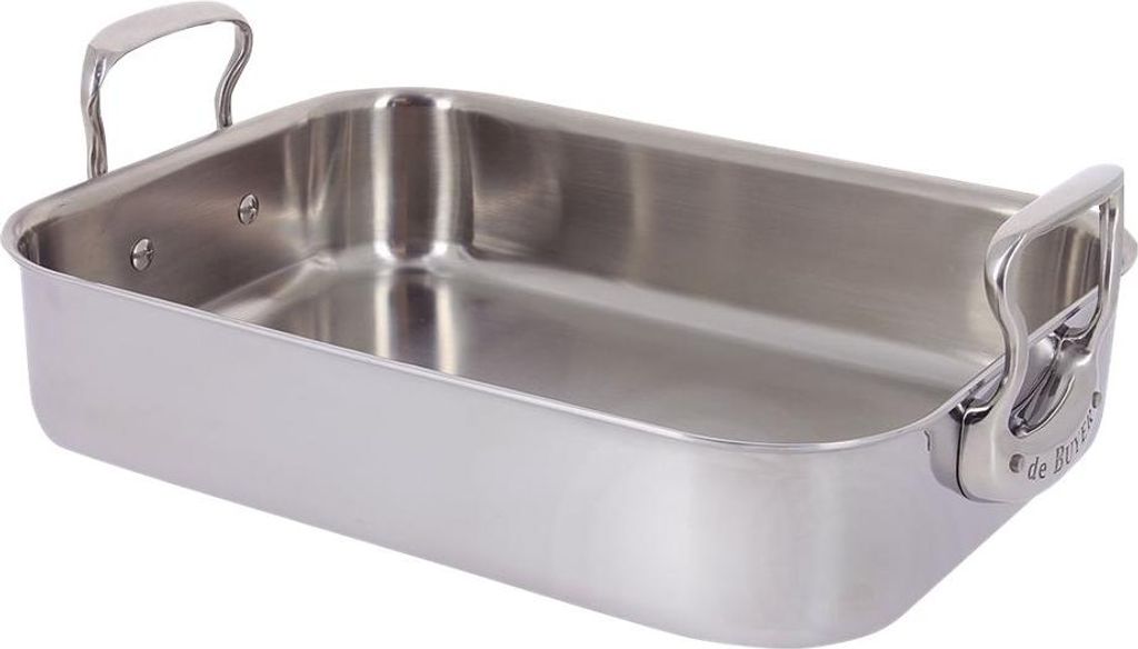 De Buyer Affinity, plancha de acero inoxidable, 35 x 25 cm Imagen del producto 