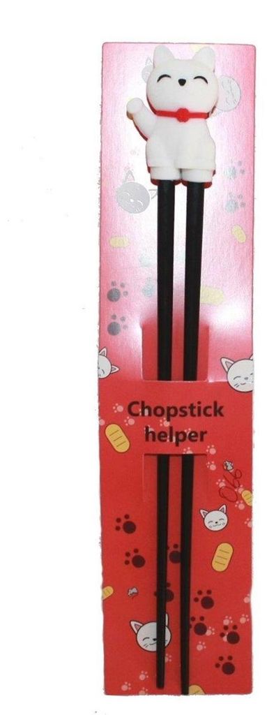 066 Essstäbchen Chopsticks + 1 Clip Essstäbchenhelfer aus Produktbild 