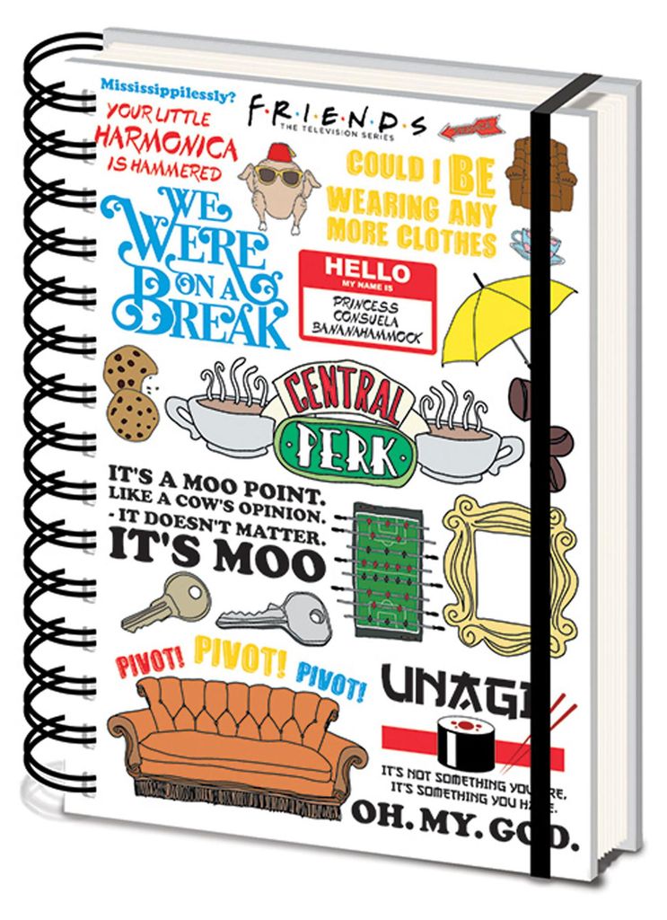 Friends - Carnet de notes - The One with the Quotes Image du produit 