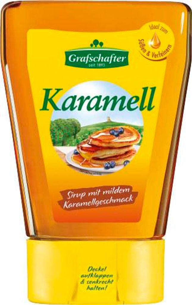 Grafschafter Karamell-Sirup (3 Spenderflaschen a 500g) Produktbild 