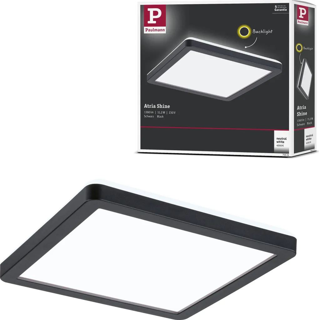 Pannello LED Paulmann Atria Shine: Illuminazione Soffitto Professionale