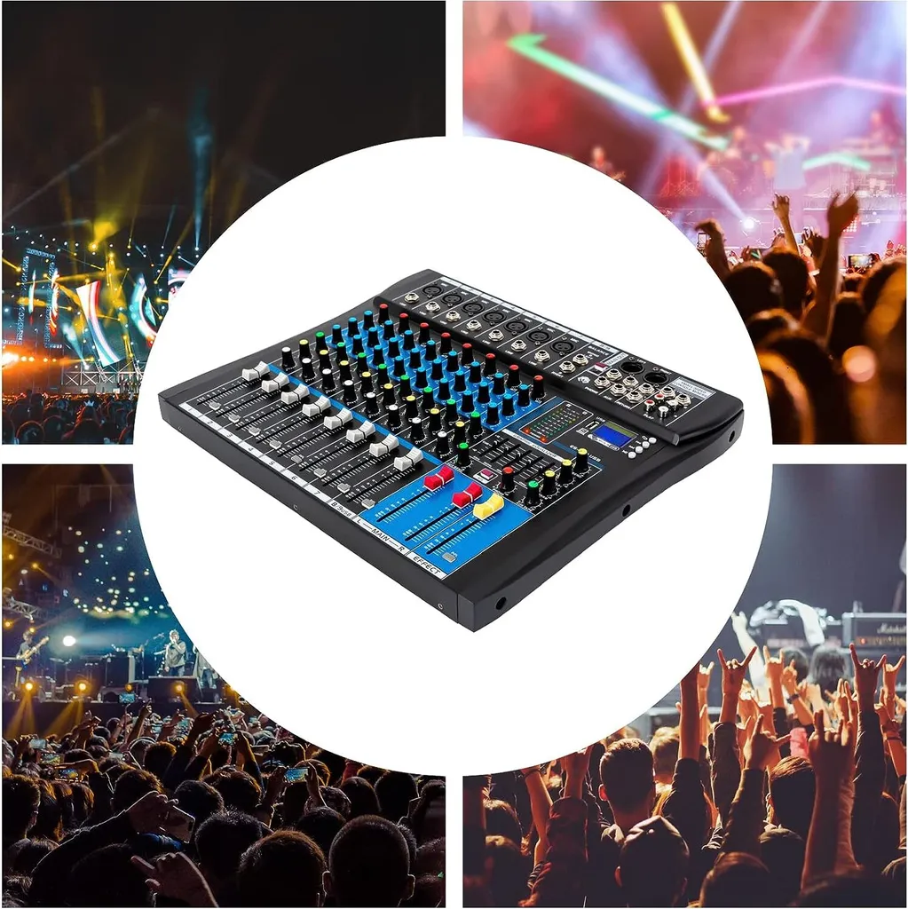 Table de mixage 8 canaux USB avec multi-effets pour console live pro - 3