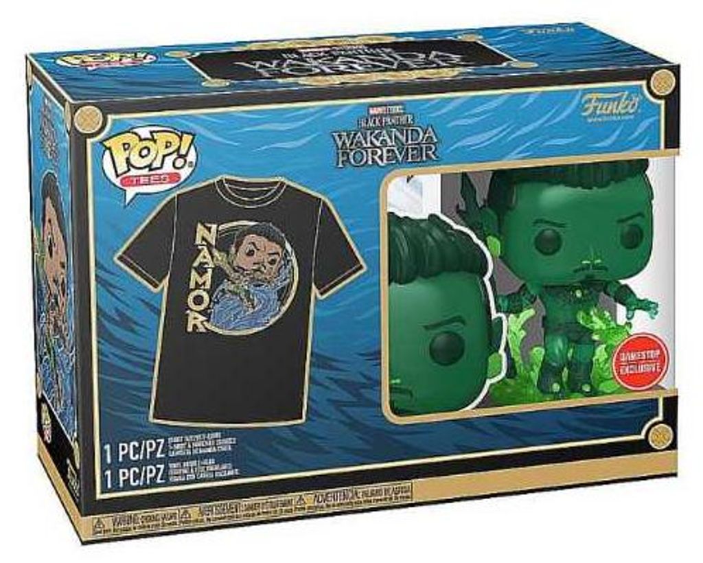 Funko Pop! Marvel: Black Panther - Wakanda Forever - Namor Pop And Tee - Gamestop Exclusive Maat XL