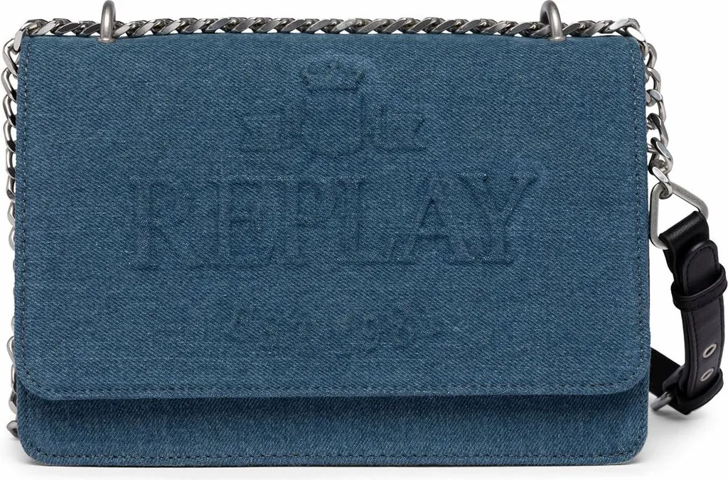 REPLAY Borsa Tracolla Denim Blu - Praticità e Qualità Replay Donna