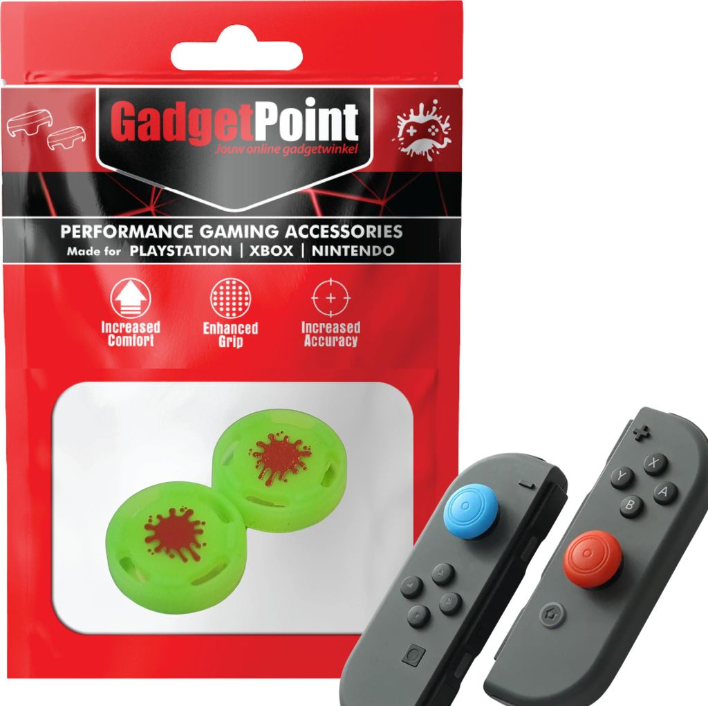 Thumbgrips - Thumb Grips voor Nintendo Switch Joy-Con Controllers - Gaming Thumbgrips - Performance Anti-Slip Thumbsticks - Bescherming Accessoires...