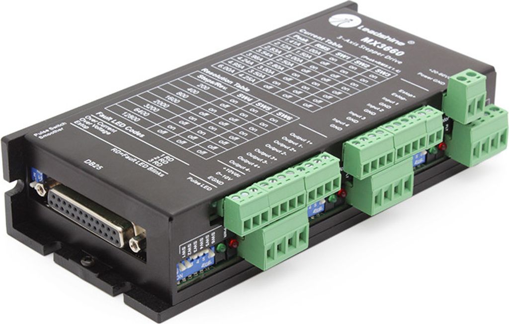 3-Achsen Schrittmotor-Steuerung Leadshine MX3660 / Digital / 20-60V (DC) / 1,45-