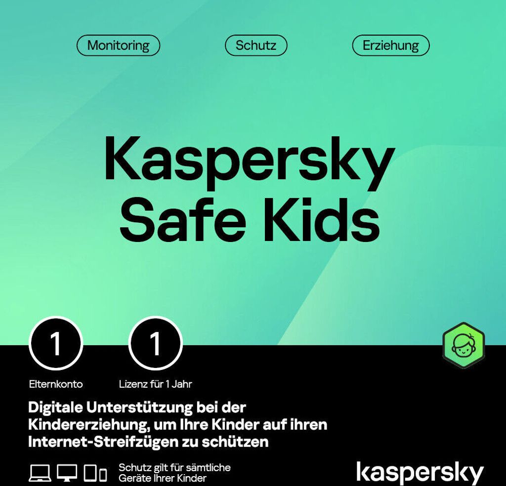 Kaspersky ESD Safe Kids 1Device 1Jahr