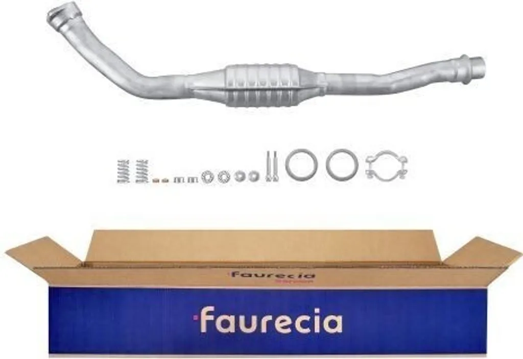 Catalyseur d'échappement pour Peugeot 306 - HELLA 8LE 366 052-161 Inox