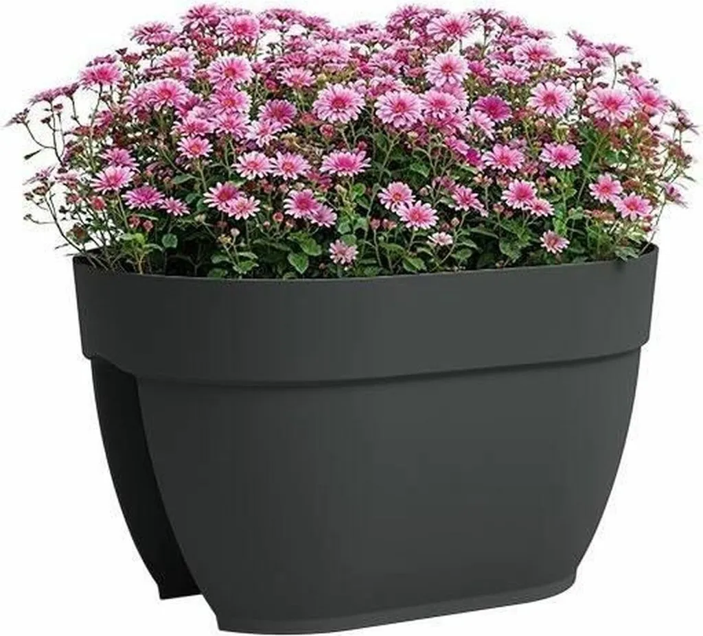 Pot de Jardin Artevasi Capri Campana Anthracite Ø 40 cm Idéal Terrasse