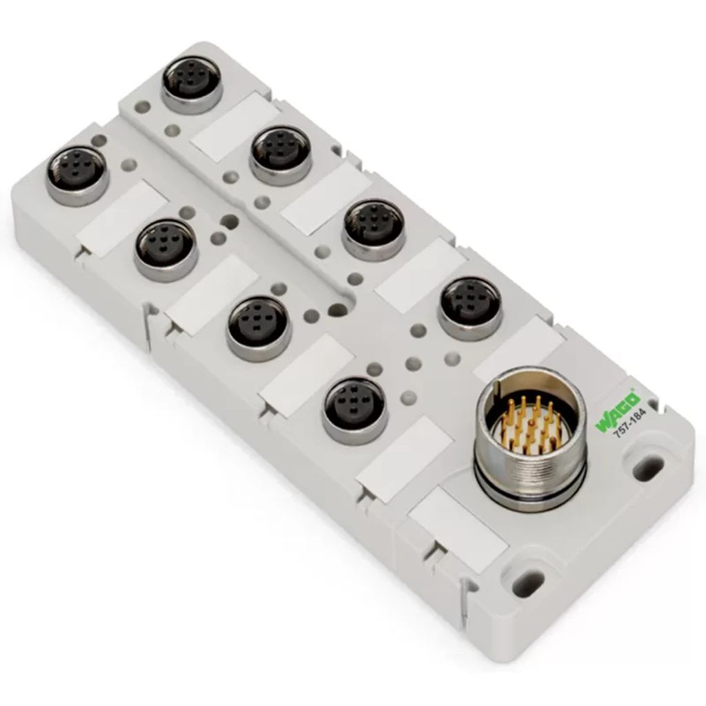 WAGO Sensor/Aktorbox passiv M12-Verteiler mit Metallgewinde 757-184 WAGO 1 St.