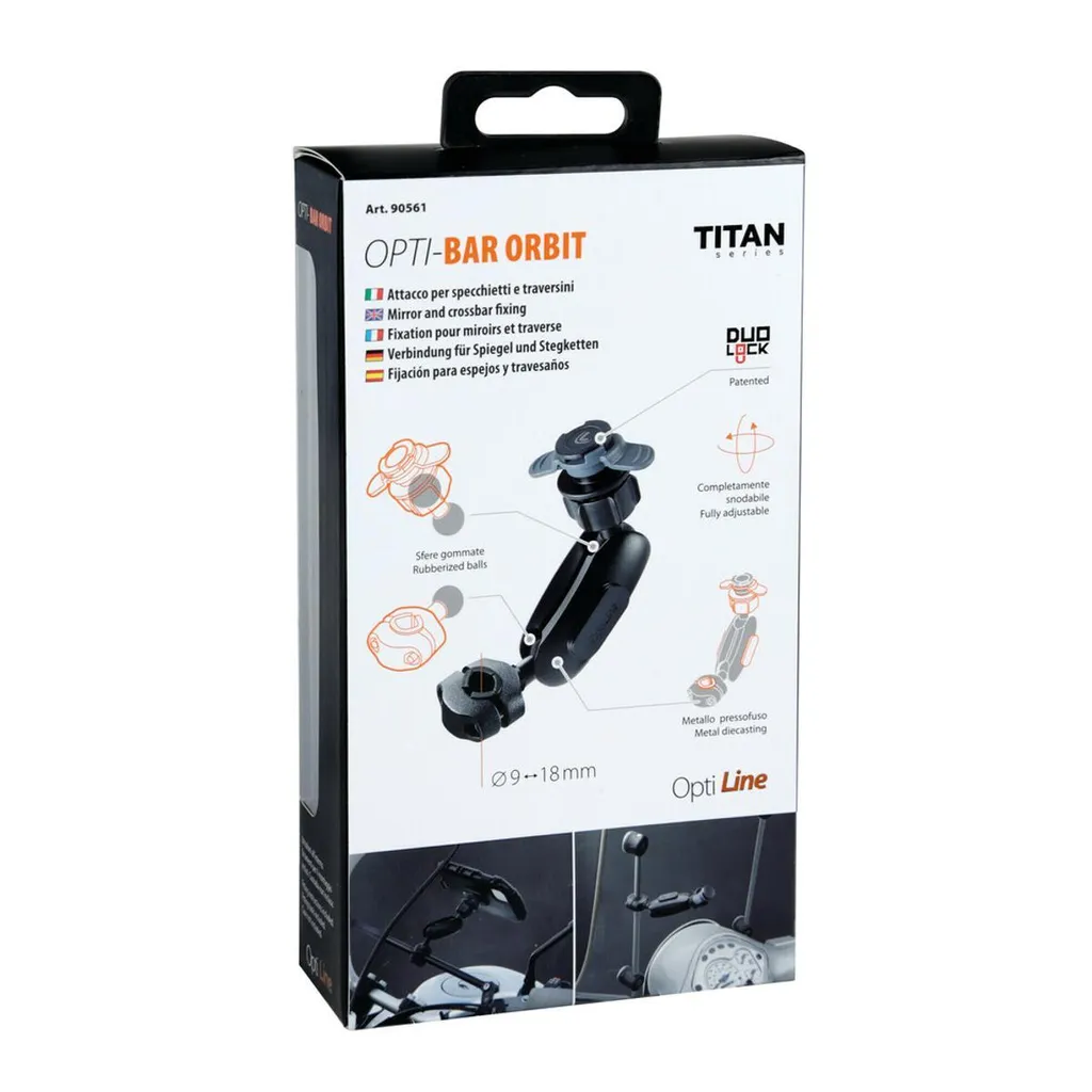 Support de bras articulé Optiline pour miroir et barre transversale - 15