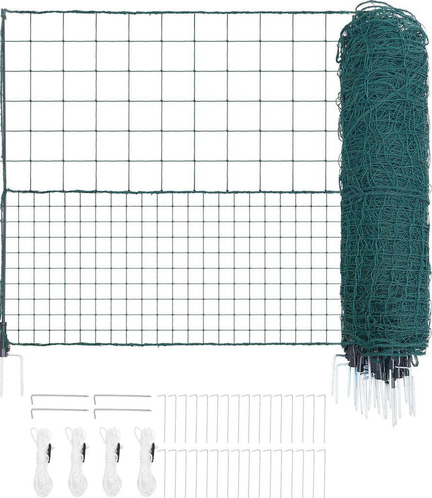 SucceBuy Begrenzungszaun 50x1,05 m aus PE, flexibler Zaun Produktbild 
