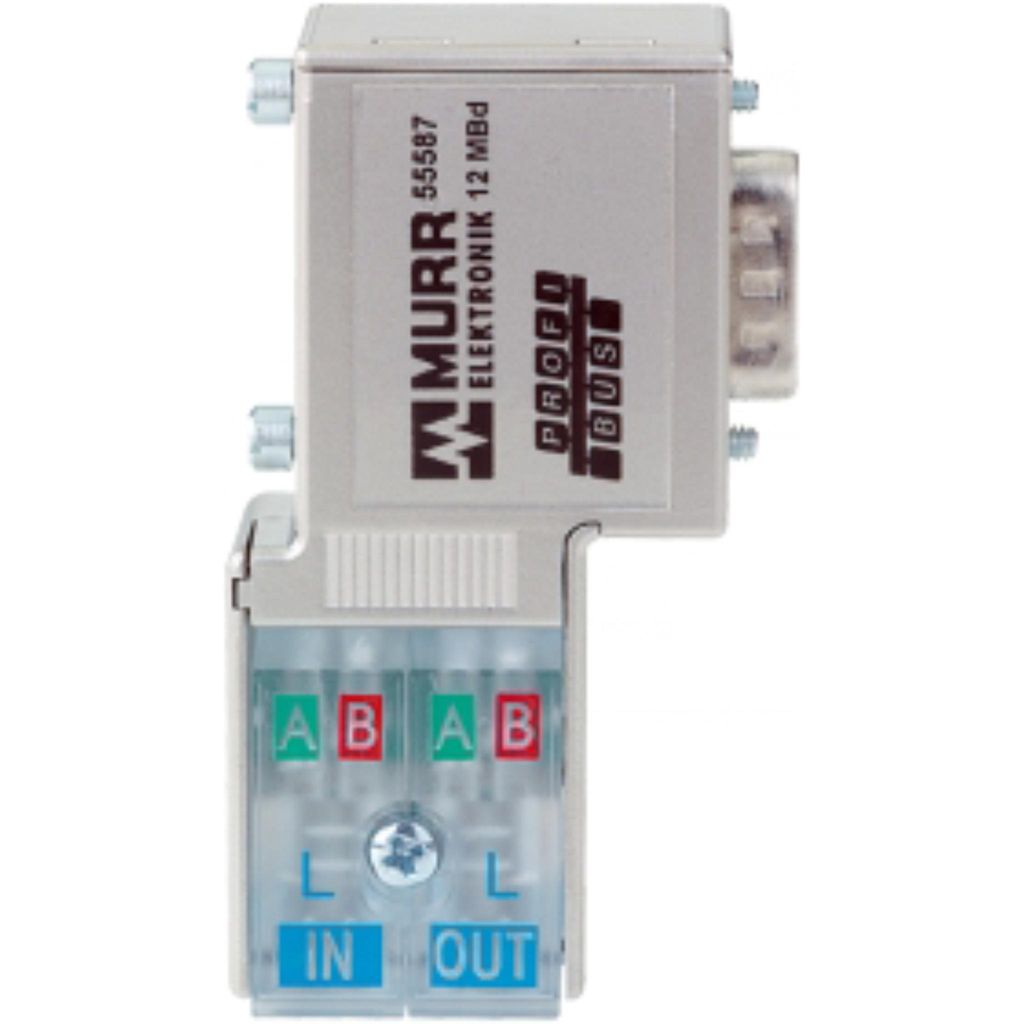 MURR elektronik Profibus St. 55585 **(Sub-D) 90° Schneidklemme f.starre Lt