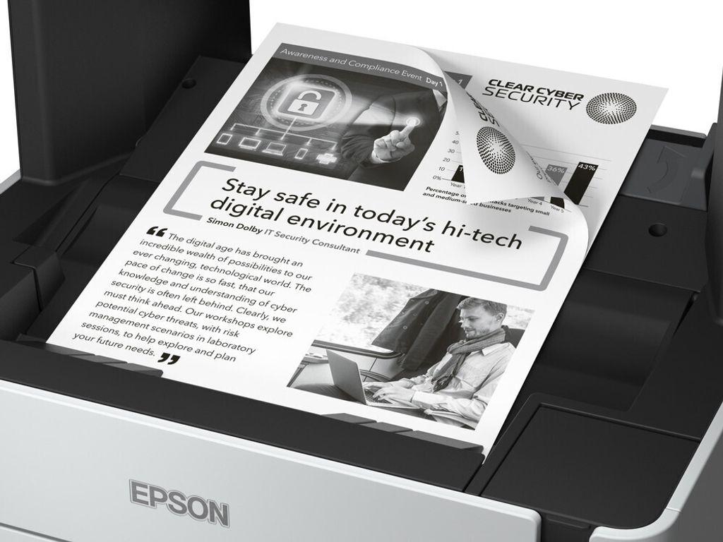 Epson EcoTank ET-M2170 Tintenstrahldrucker s/w A4 Produktbild 13