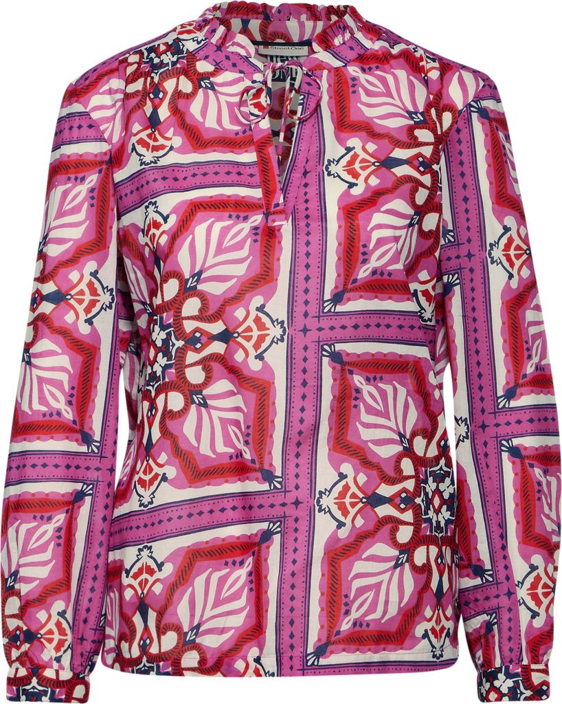 Street One Printbluse 'Print Tunika Bluse', A344657, magnolia pink, Gr. 38