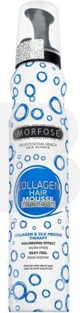 Morfose Hair Mousse Perfekter Halt Schaumfestiger für Haarvolumen Collagen 200 ml