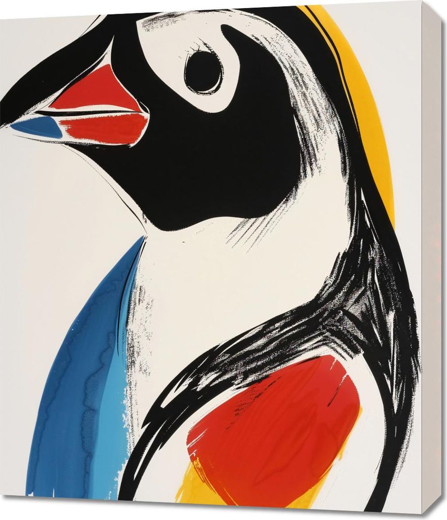 Bild 60x70cm Vogelporträt