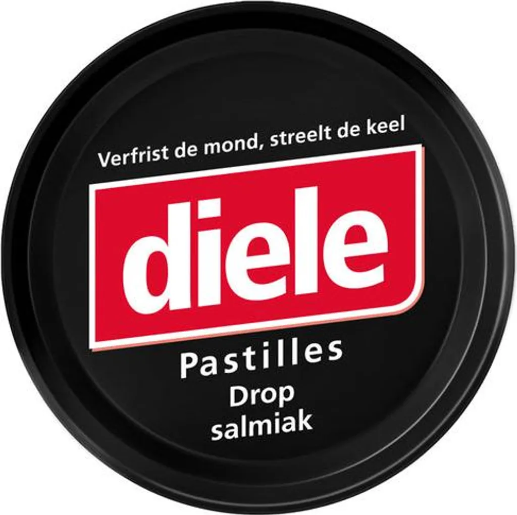 Bonbons Réglisse Salée Diele Pastilles - Pack de 10 Boîtes de 75g de Qualité