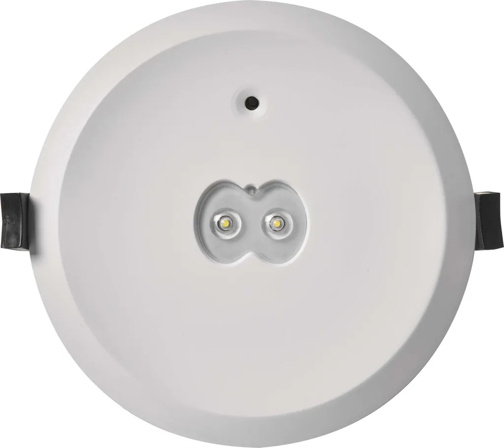 Luminaire de secours LED 3W EMOS avec bouton test et 3h d'autonomie ORSU