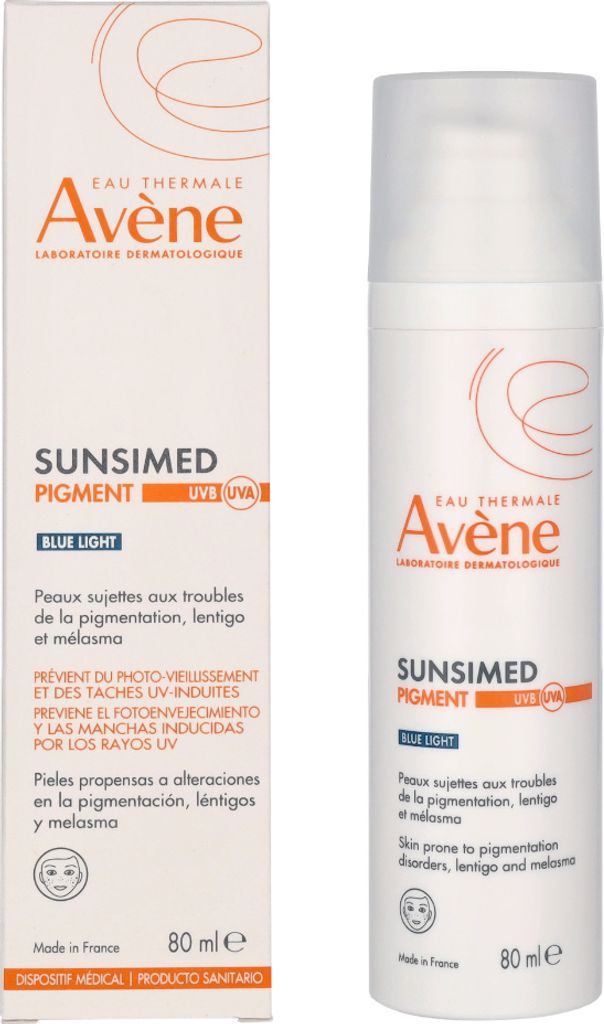 AVENE Sunsimed Pigment Blue Light Gesichtscreme SPF50 gegen Produktbild 