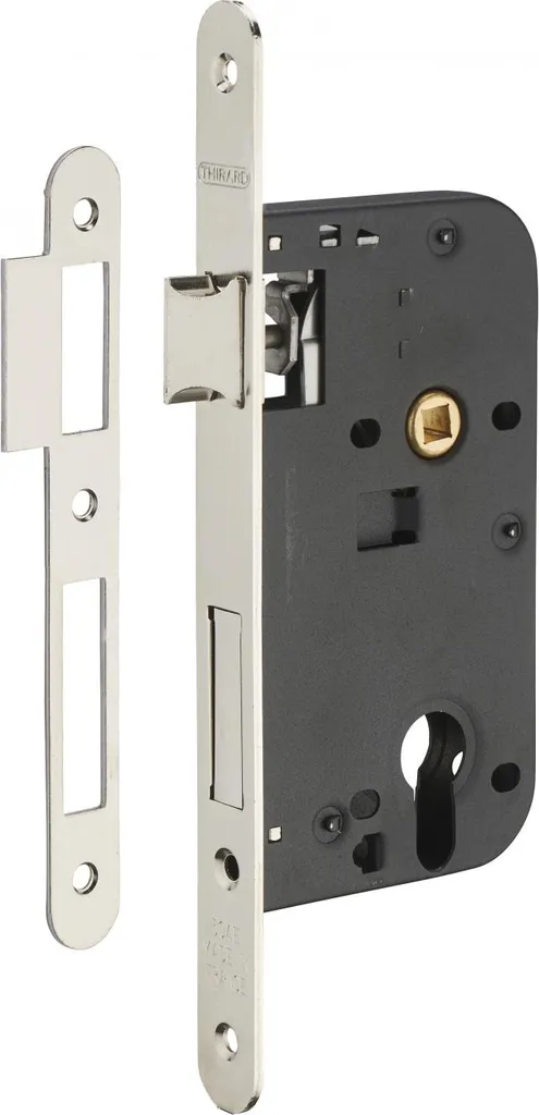 Serrure de porte d'entrée axe 50mm pour remplacer votre boîtier encastrable