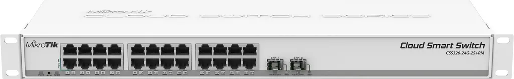 Mikrotik CSS326-24G-2S+RM Switch Gigabit avec 24 Ports et 2 SFP Plus