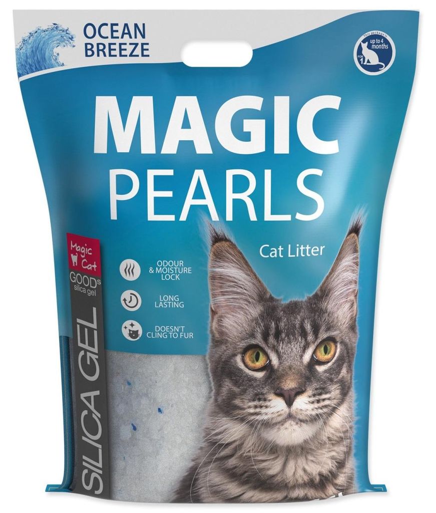 Kočkolit Magic Pearls Ocean Breeze 16l/6,3kg Obrázek produktu 