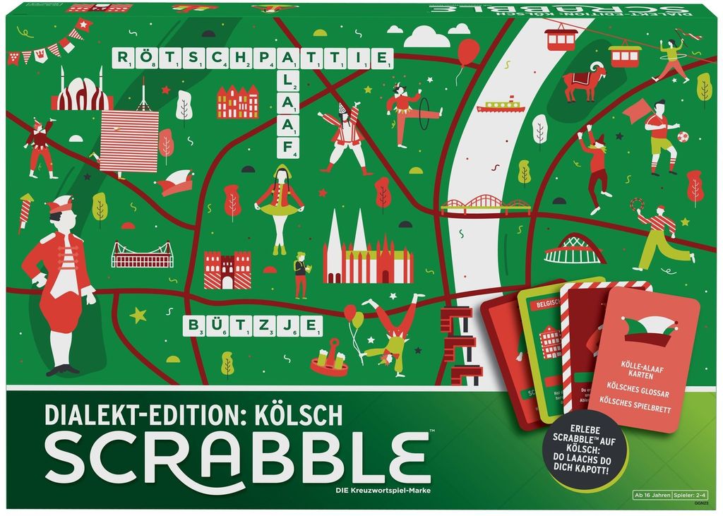 Scrabble Dialekt-Edition: Köln (Spiel) Produktbild