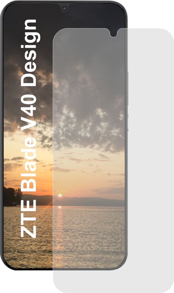 3x kristallklare Schutzfolie für ZTE Blade V40 Design - antibakteriell kristallklar Premium Displayschutz