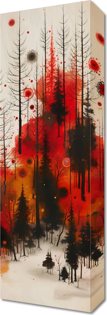 Décoration Murale 20x60 cm Lumière dans l'obscurité pour Salon et Bureau