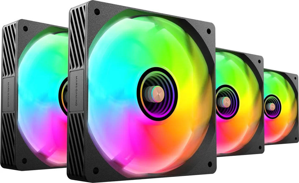 Ventilation PC Gaming ARGB 120mm Tacens Mars MF-SI4KIT Pack de 4 avec Télécommande - 3