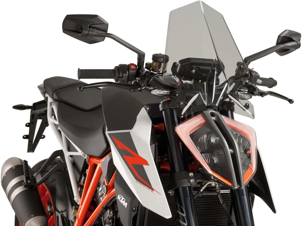 Bulle Sport PUIG Fumé Clair : Écran de Protection pour KTM Superduke