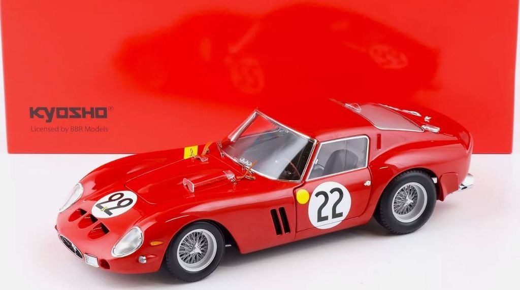 Kyosho KS08438B, Sportwagen-Modell, Vormontiert, 1:18, Ferrari 250GTO, Unisex, Metall