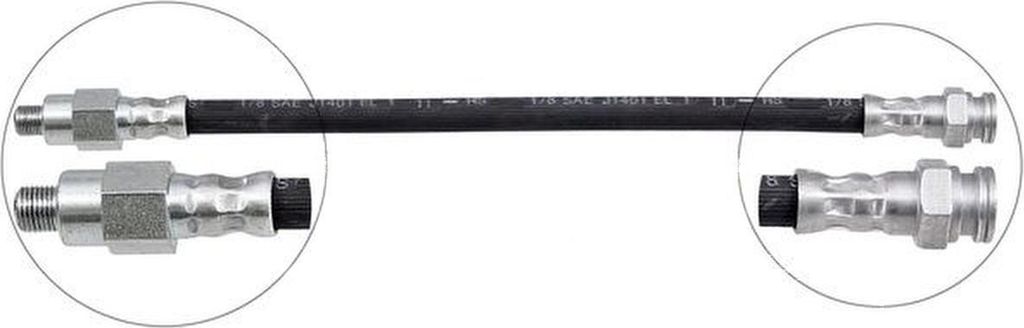 Bremsschlauch 290 mm INN M10x1.0 OUT M10x1.0 A.B.S. für u.a. RENAULT 20