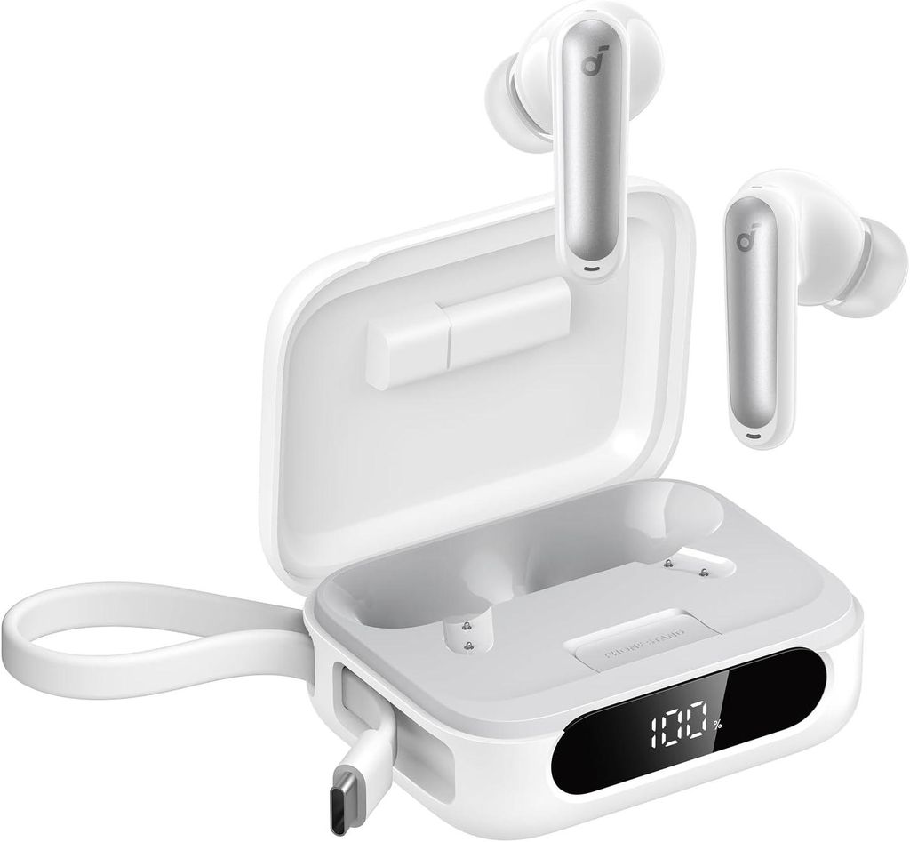 soundcore P41i In-Ear Kopfhörer mit Ladecase, Adaptive Noise Cancelling, 192h Akku, BassUp, Bluetooth 5.3, Telefonladefunktion