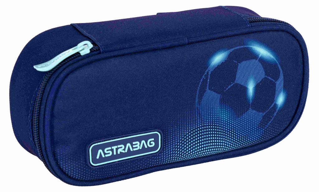 Trousse à crayons matelassée avec rabat intérieur Football Image du produit 